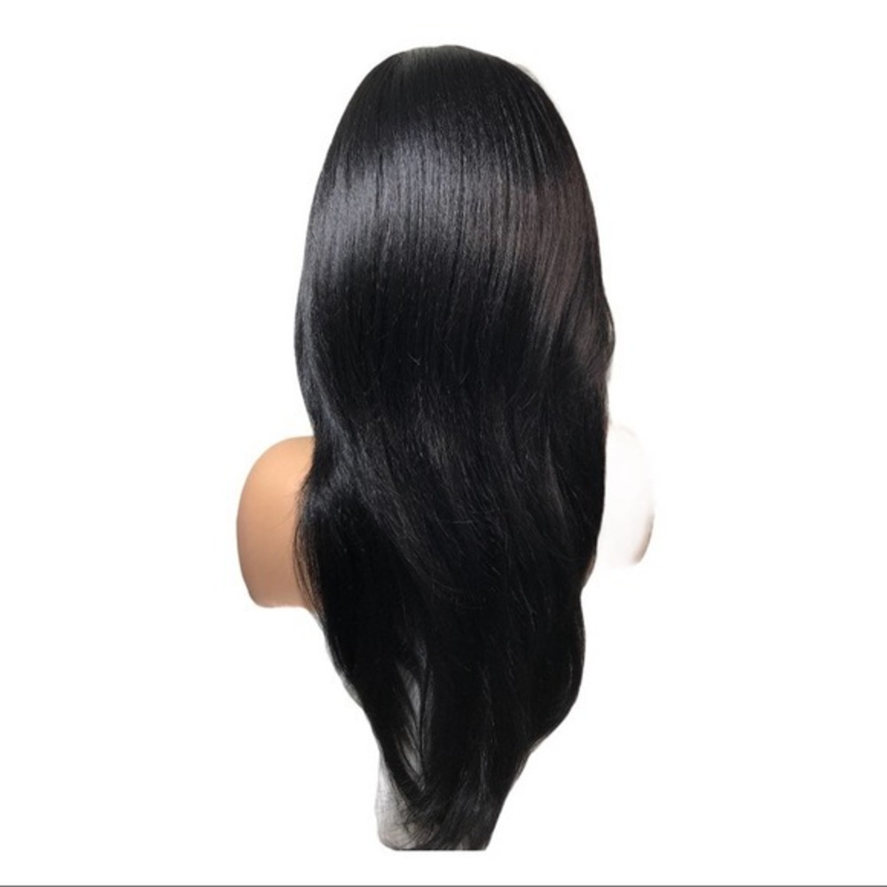Side Part Human Blend Soft Swiss Lace Fron… - Picture 2 of 5